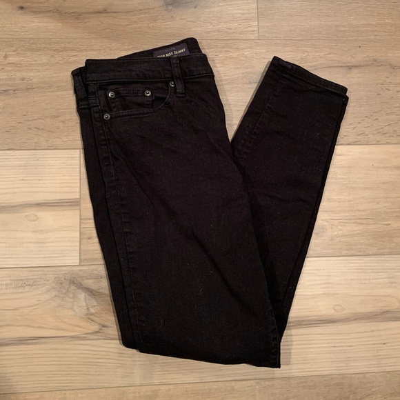 J. Crew High Rise Black Skinny Jeans | Style B1298